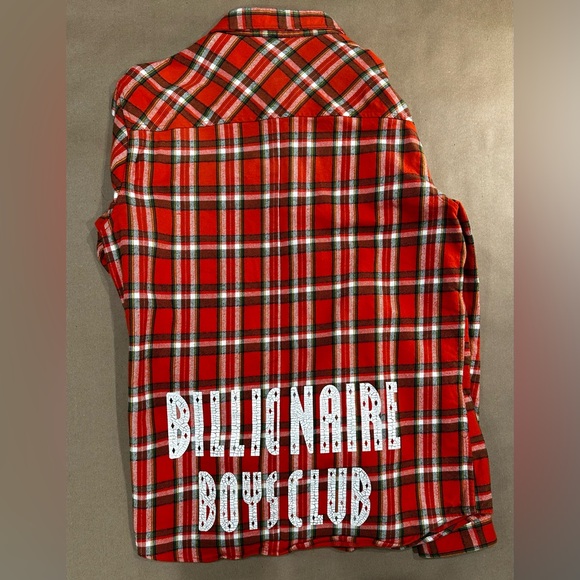 🧥 Billionaire Boys Club Plaid Flannel Shirt – XL - Picture 7 of 9